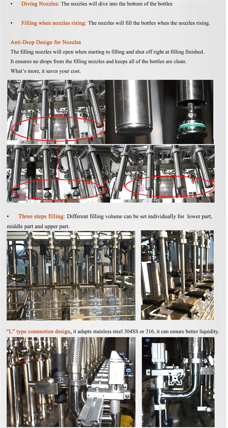 Аутоматска машина за пуњење боца са серво мотором 4